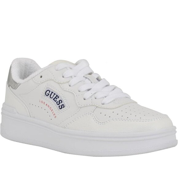 GUESS Sybella Low Top Round Tow Sneakers in White – Size 8 M – No Box - Picture 2 of 9